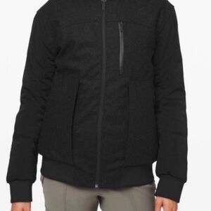 Lululemon reversible  athletica Black Bomber Jacket